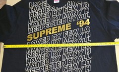 Supreme Respected Tee SS22T39 Pre-shrunk Cotton Men’s T-shirt Sz XL