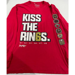 RUFNEK kiss the ring red long sleeves size 2XL