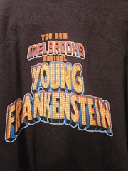 Abby Normal Mel Brooks Young Frankenstein Black T-Shirt Size 2XL Double-Sided