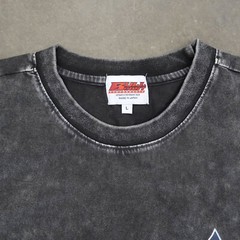 Vintage Acid Wash 250GSM Mad Engine Mits Evo Heavy Cotton Pre Shrunk T Shirt US