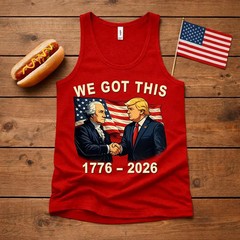 America 250th Anniversary 4th of July Tank Top
