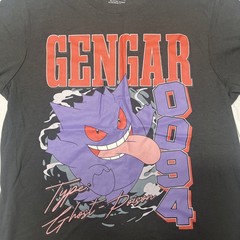 New Pokemon L/G 10/12 T-Shirt – Gengar Ghost Type #0094