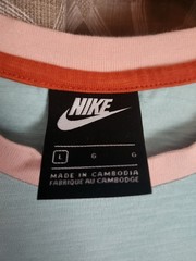 Nike Sportswear Size L Short Sleeve TShirt CZ9980-382 Cotton