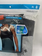 Hanes Blue Label Comfort Blend Tagless Tanks (Pack of 4) New With Tags Size XL
