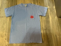 NWOT Live Oak Brand HOT Sauce blue t-shirt size M