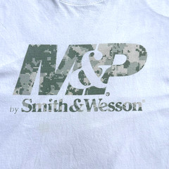 M&P Smith & Wesson T-Shirt Men’s UK Size XL White Graphic Print Short Sleeve