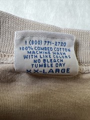 Hula Girl Tabacco Cigars Shirt Kona Coffee Dyed Single Stitch 2XL Distressed Vtg