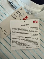 Uniqlo SPRZ NY x Jean Michel Basquiat “The Notebooks” Tee sz XL *NEW* kaws shirt