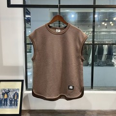 New Sports Fitness Vest For Men T-shirt Loose Sleeveless Sweatshirt M L XL-5XL