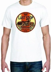 Adult DryBlend® T-Shirt – ( LAST STOP – BIKER / CHOPPER)
