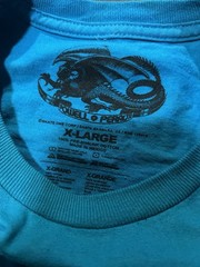 Y2K powell Blue Bones Surf Skate T-Shirt Size XL it’s like faded as shown
