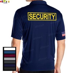NEW MEN’S PRINTED GRAPHIC DESIGN SECURITY DRIFIT GIFT ATHLETIC SPORTSWEAR POLO