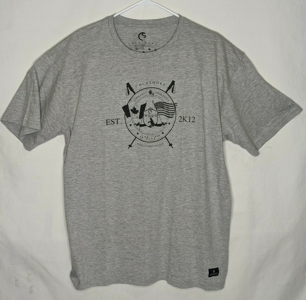 COLDSMOKE Mens TShirt Flag Graphics Perfect condition Gear