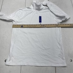 APT.9 Premier Flex Shirt Mens Medium White Long Sleeve Mock Neck Stretch Tee