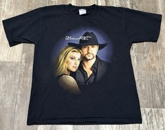 Vintage Tim McGraw Faith Hill Tour Shirt Country Concert 2000 Large Made In USA