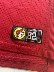 Buc-ee’s Store Official Red Mesh Football Jersey Texas #82 Men’s Sz M Medium
