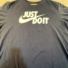 Nike Mens Just Do It Graphic T-Shirt Black White Swoosh Tee XXL AR5006-010