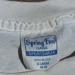 Spring Ford Scorpions Savage Amusement Men’s XL Double-Sided Graphic Tee White