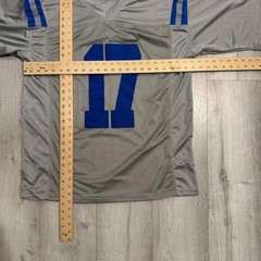 Strachan 17 gray football jersey y2k sportswear oversized streetwear XL
