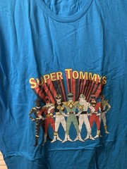 Power Rangers Super Tommys Unisex XL T-Shirt – Light Blue, Never Worn