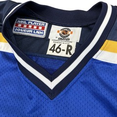Vintage St Louis Blues Craig Conroy Starter Jersey Center Ice Fight Strap 1998