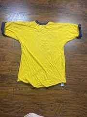Vtg 80s Russell Reversible Shirt Navy/yellow Size XL Adult Thrashed Grunge