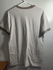 Goodfellow & Co Men’s Striped Crew Neck Short Sleeve T-Shirt Standard Fit S