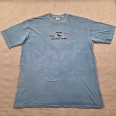 VTG Single Stitch Jasper Canadian Rockies Embroidered Graphic T-Shirt Mens XL