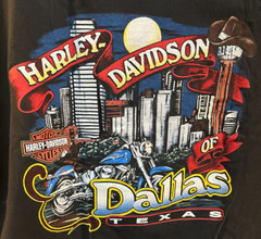 RARE “BAD BOY” H/D of Dallas 90’s VTG Hanes Made USA T Shirt 2XL SINGLE STITCH