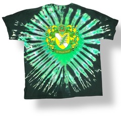 Vintage Grateful Dead T Shirt 2XL GDM 100% Cotton USA Green Tie Dye XXL 2 Sided