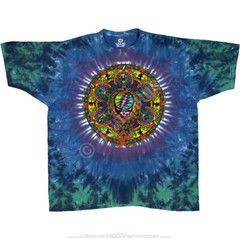 GRATEFUL DEAD-CELTIC MANDALA-2 SDD TIE DYE SHIRT S-M-L-XL-2X,3X-4X-5X-6X Garcia