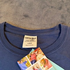 ComfortWash Steamboat Colorado Pocket T-Shirt Mens Large Navy Blue Cotton NWT