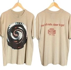 Nine Inch Nails Closer To God NIN Band (2 Sided) Unisex T shirt Reprint S-5XL