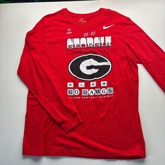 Nike Georgia Bulldogs College Football Playoff 22-23 Long Sleeve Tee Men’s Large