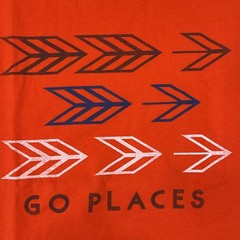 2016 Life is Good Bright Orange Go Places Tank Top Slim Fit Mens Size 2XL