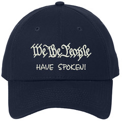 Trump We the people have spoken Embroidered New Era Brand One Size Fits All Hat