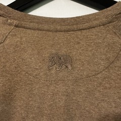 NEW The Normal Brand Puremeso Everyday Henley Taupe Mens Size L-T Long Sleeve