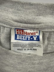 Vintage Hanes Shirt Mens Medium Gray Long Sleeve Wolf Biker Rally 2002 Tee