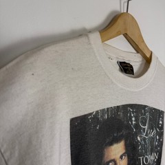 Vintage 90s Topaz Man Romance Novels Tee Shirt White XL Tom of Finland Man