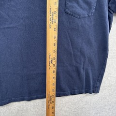 Alex Mill T Shirt Mens Small Blue Navy Pocket Short Sleeve Minimalist Adult