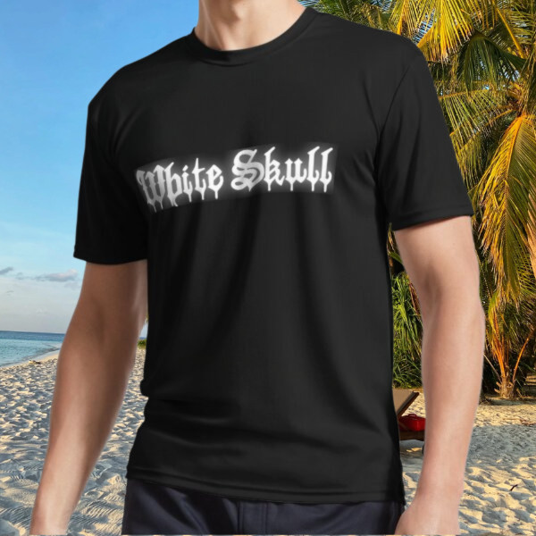 New Shirt White Skull Rock Band Italian Active T-Shirt Funny Size S to 5XL