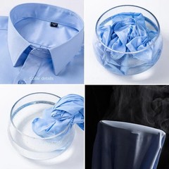 2026 NEW IN Summer Men’s Shirt Non-Ironing Anti-Wrinkle Business Casual Solid Co