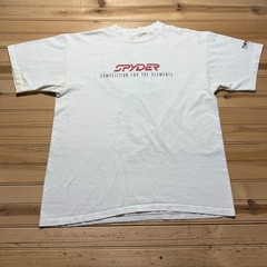 Vintage 90s Spyder Competition for the Elements Black Widow Graphic Shirt Large
