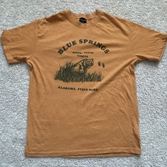 Cotton On Loose Fit Crew Neck Short Sleeve Cotton Brown Blue Springs AL Tee S