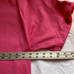 Vintage Single Stitch 1995 Hanes Heavyweight 50/50 XL Tee Shirt Plain Pink