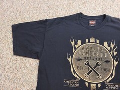 Harley Davidson Shirt Mens XL Black Steel City Washington PA Graphic Tee