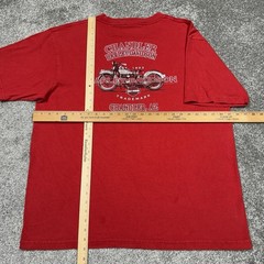 Harley Davidson Shirt Men 2XL Red Motorcycles Biker Chandler Arizona Pocket Logo