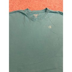 Champion T-Shirt Mens XXL Teal Blue Excellent Short Sleeve Athletic Crew Neck