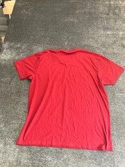 Fresh Clean Threads T-Shirt Men 2XL Bright Red Soft Knit Cotton Casual Crew Neck