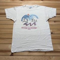 Vintage 80s 1984 Bridge To Bridge KNBR 65 City Sports Shirt Size Large